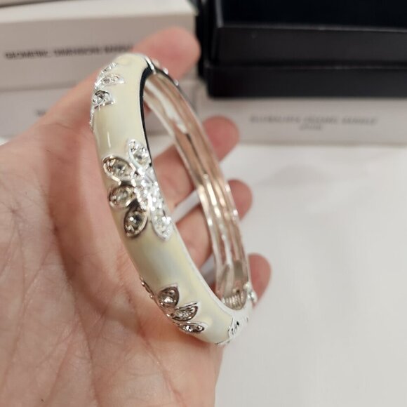 Avon Bangle Bracelet Lot Globalista Enamel / Geometric Dimensions Bundle of 5 - Picture 9 of 15